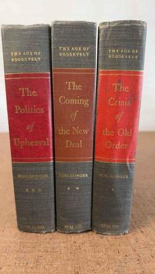Set Of 3 ‘The Age Of Roosevelt’ Books * The Politics Of Upheaval 1960 *
