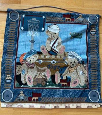 Cherished teddies tapestry wall hanging