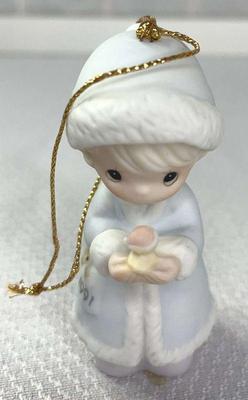 Precious moments 1991 ornament may your christmas be merry”