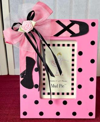 Ballet slipper picture frame