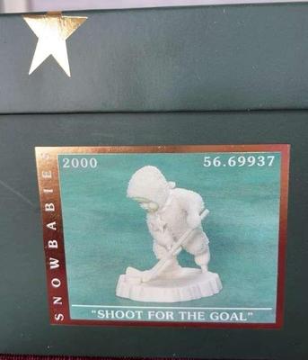 Dept 56 snowbabies shoot for the goal”