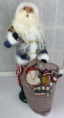 Byers choice 2002 patriotic santa