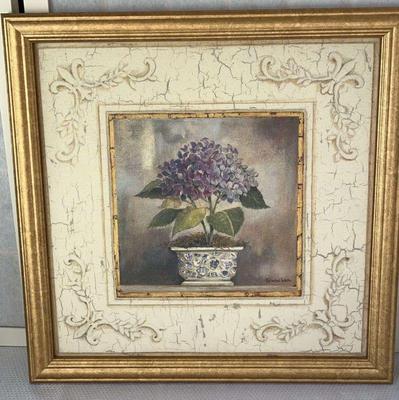 Frames plus hydrangea picture