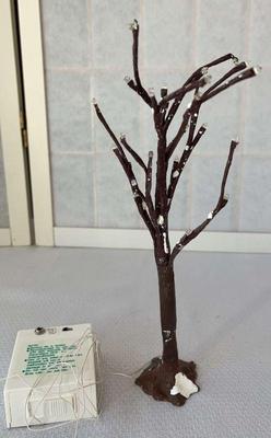 Dept 56 village bare branch tree with 25 lights”