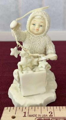 Dept 56 snowbabies stringing fallen stars”
