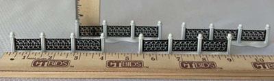 Dept 56 village” wrought iron fence