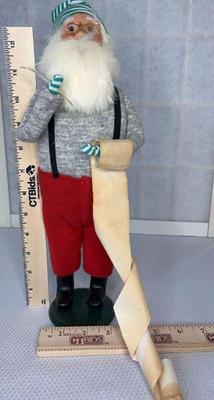 Byers choice 1989 “santa with naughty or nice list”