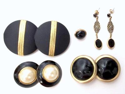 Vintage ann klein earrings clip on posts