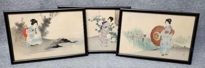 Asian watercolor art