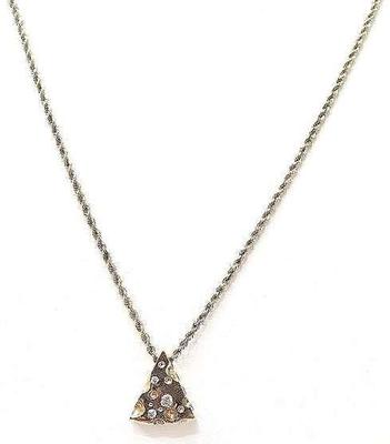 Diamond cheese pendant