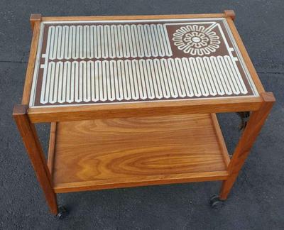 Salton hot table serving cart