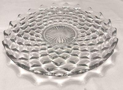 Fostoria american torte plate
