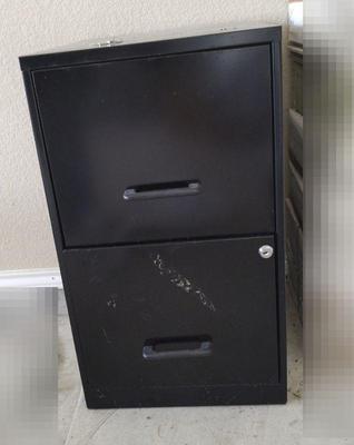 2 drawer metal filing cabinet