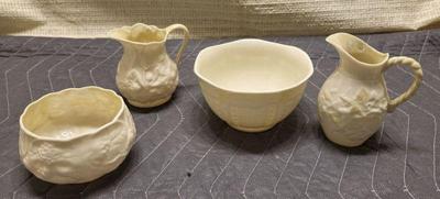 Belleek irish porcelain mixed collectables