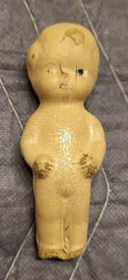 Vintage frozen charlotte kewpie, penny doll