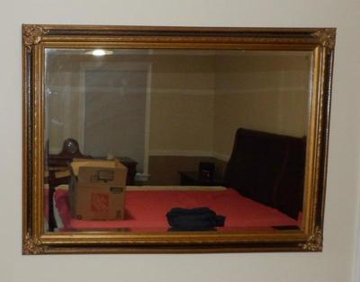 Large Gilt and Gesso Mirror
