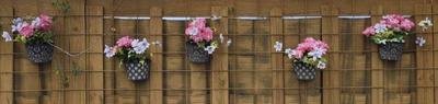 Metal flower wall sconces 5)