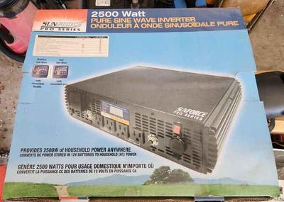 Sun force 2500w power inverter