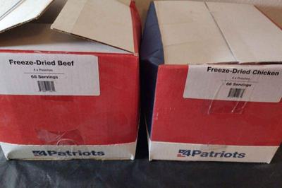 Pre packaged meat for suvivors