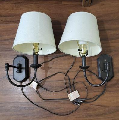 Swing arm wall mount lamps 2)