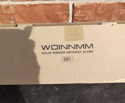 Woinnmm solar wireless driveway alarm