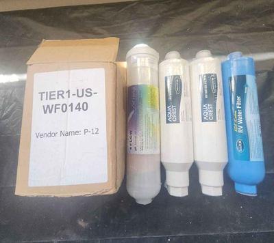 Water filter cartridges