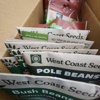 Assorted vegetable seeds