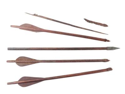 Lot 109 collection of crossbow bolts points