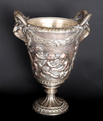 Lot 335 silvered bronze vase after clodion 1770 1779