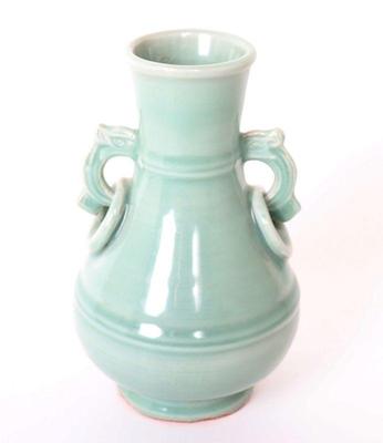Lot 276 beautiful chinese celadon glazed vase