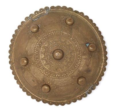 Lot 124 sumatra brass peurise teumaga shield
