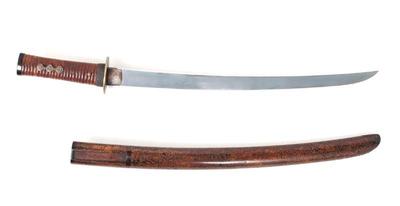 Lot 52 japanese wakizashi sword wscabbard