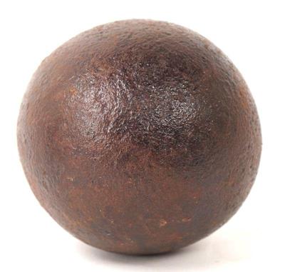 Lot 97 small cannon cannonball