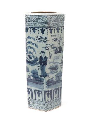 Lot 284 tall chinese hexagonal umbrella stand