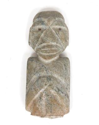 Lot 174 pre columbian mezcala greenstone figure 800 200 bce