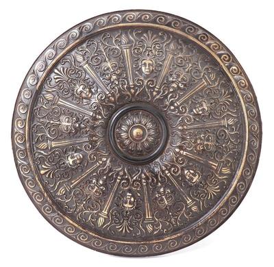 Lot 193 decorative embossed shield