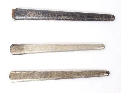Lot 35 three indonesian kris dagger chapes