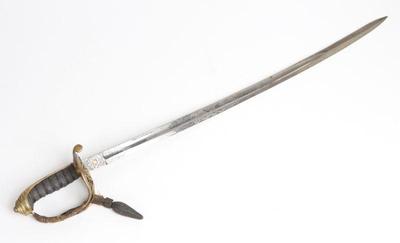Lot 28 british signed general officer s sword w scabbard, 1860 1901