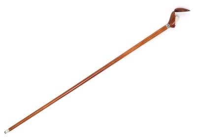 Lot 84 scarce scandinavian pipe case cane early 19th c.