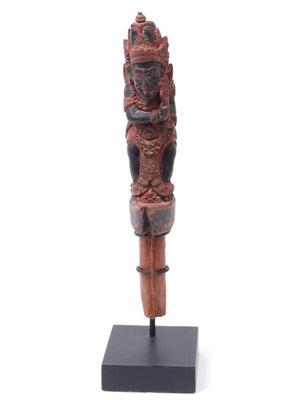 Lot 222 indonesian shaman finial decanter spout