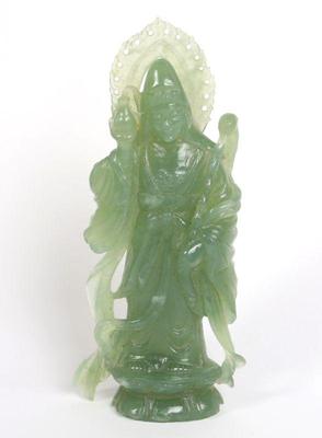 Lot 261 chinese hardstone guanyin