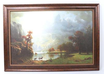 Lot 177 sierra nevada morning by albert bierstadt giclee)