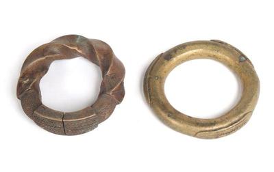 Lot 164 two african currency bracelets