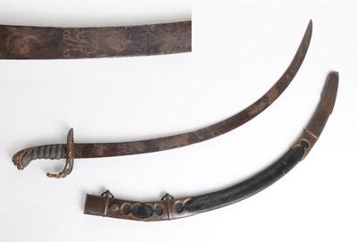Lot 27 british model 1803 flank officers sword wscabbard