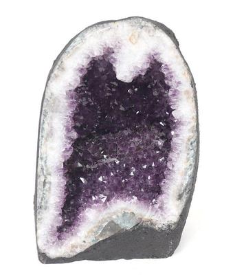 Lot 205 lovely polished natural amethyst cathedral geode 1 150kg