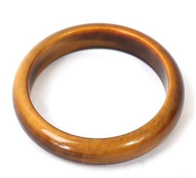 Lot 142 incredible raw tiger s eye bangle bracelet