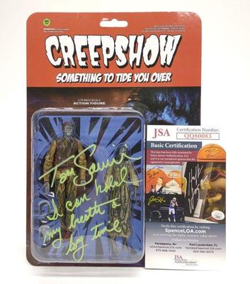 Creepshow Action Figure Signed By Tom Savini (COA)