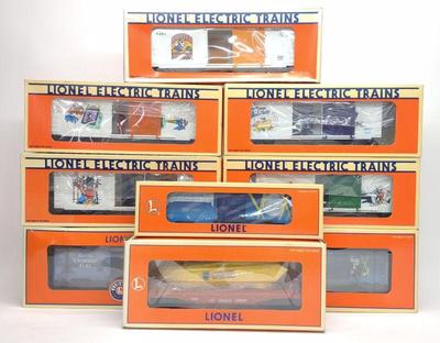 9 Lionel Toy Train Cars w/ Boxes (Disney & More)