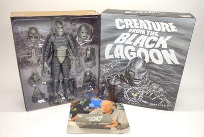 Signed Ricou Browning Creature Black Lagoon Figure