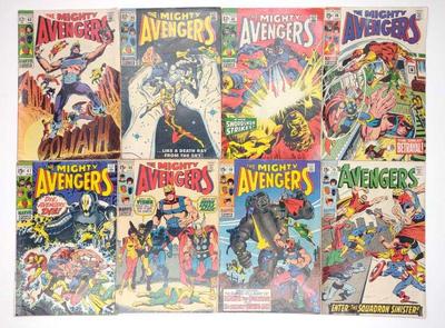 (8) Avengers #63-70 Marvel Comic Books